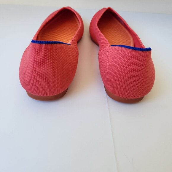 Rothys The Point Flats Tropical Punch Coral Soft Comfy Cute Preppy Office 9.5 - Picture 5 of 9